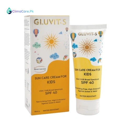 Glow Beauty Gluvit-S Sun Care Cream For Kids, SPF-40