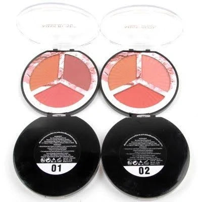 Miss Rose 3-Color Blush Pans