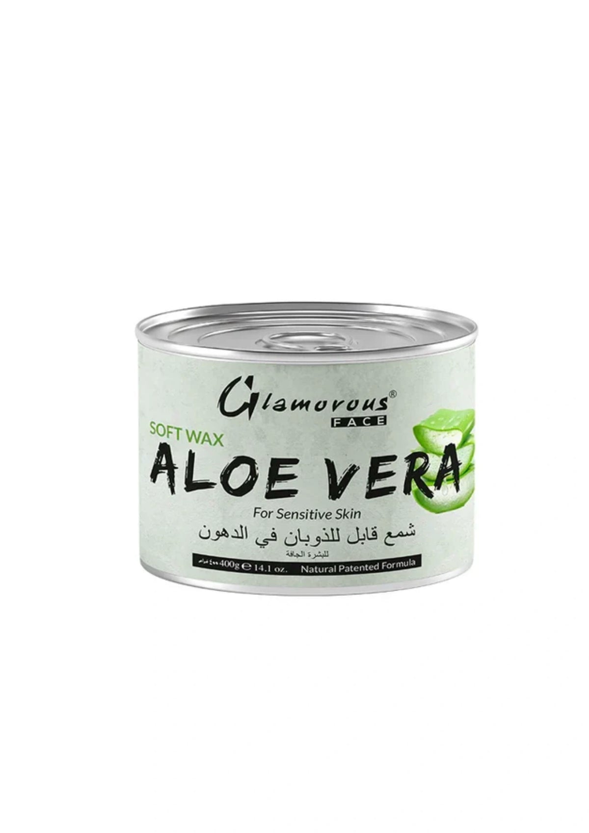 Glamorous Face Hair Removal Soft Wax (Aloevera) 400g for Dry Skin Tone