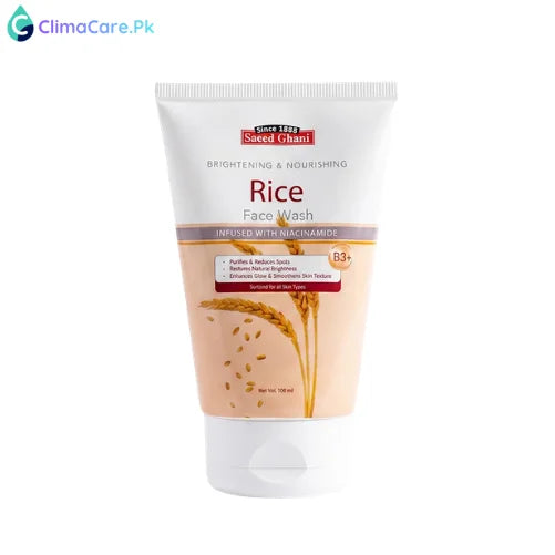 Saeed Ghani Rice Brightening & Nourishing Face Wash 100ml