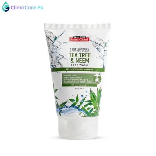 Saeed Ghani Tea Tree & Neem Acne Control Face Wash 50ml