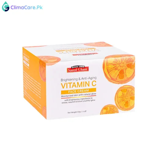 Saeed Ghani Vitamin C Brightening & Anti Aging Face Cream 60gm
