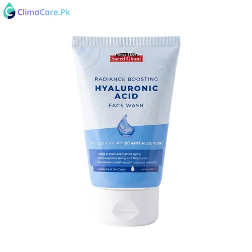 Saeed Ghani Hyaluronic Acid Radiance Boosting Face Wash 50ml