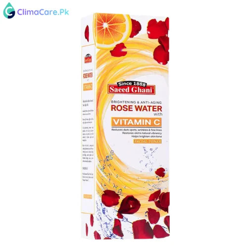 Saeed Ghani Vitamin C Rose Water Facial Toner 120ml